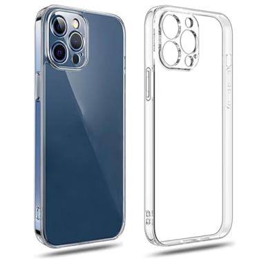 Imagem de Capa de celular ultrafina e transparente para iPhone 16, 16E, 15, 14, 13 Pro Max, capa traseira de silicone transparente para iPhone 5 e 5S