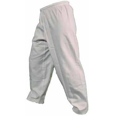 Imagem de Calca Kimono Taekwondo Karate Judo - Brim - Ariran (M1 - até 1,20m)