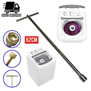 Imagem de Chave T 10mm Maquina de Lavar Longa 62cm Agitador Brastemp Electrolux 