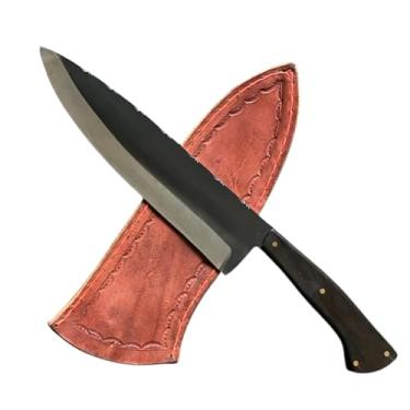 Imagem de Kit Faca Churrasco 15'' 1070 Fosfatizada Gume Polido com Bainha Cod373