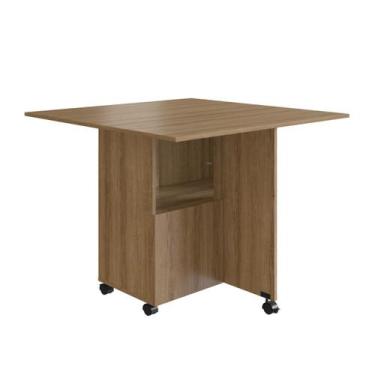 Imagem de Mesa com Tampo Dobrável Berlim B50 Emovell, Mel