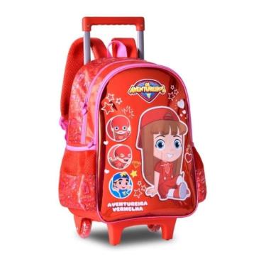 Imagem de Mochila De Carrinho Aventureira Vermelha 16 Av24033k Clio