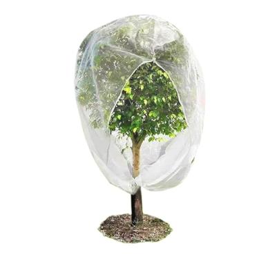 Imagem de Rede de Proteção para Árvores | Cobertura para Plantas com Cordão Ajustável,Rede Impermeável Resistente aos Raios UV com Fecho Éclair e Cordão para Quintal Jardim Estufa Pátio