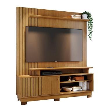 Imagem de Combo Home Com Pés + Painel Para 60 Polegadas Ares - 7 Decor Cumaru