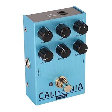 Imagem de Acouto Efeitos de Guitarra Elétrica Pedal - Distorção Compacta e Efetor Simulador de Overdrive para Som Elegante e Fácil Uso (Um 32 azul claro)
