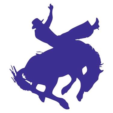 Imagem de Adesivo Segura Peão Sertanejo Rodeio no Seu Estilo leve Essa Emoção para carros caminhonetes caminhão parede e mais (AZUL MARINHO, 55X61,8cm)