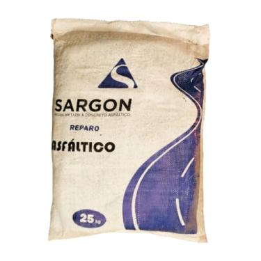 Imagem de 25kg De Reparo Asfáltico Asfalto Pronto Frio Tapa Buraco Rápido Aplicalção Imediata