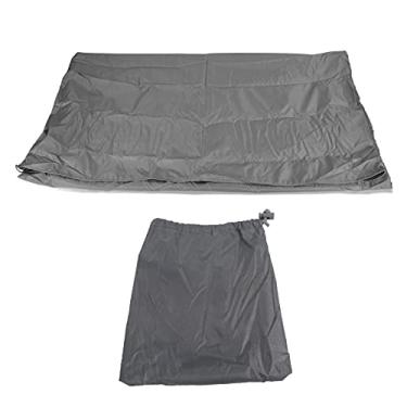 Imagem de VOMEKO 210D Oxford Ploth Leaf Bag Extra grande 96 ”x56” Saco de resíduos de jardim, respirável à prova de V ento para folhas, detritos de quintal e recortes de gramado (inclui (Cinza)