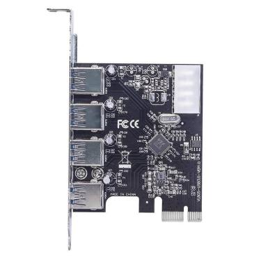 Imagem de Placa Controladora Pci-e X1 Usb 3.0 (5gbps) Com 4 Portas Usb