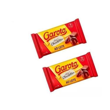 Imagem de Barra Chocolate Derreter Garoto Ao Leite 1kg - Total 2kg