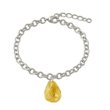 Imagem de Pulseira de Citrino Comercial - Cristal Natural, Prata 925
