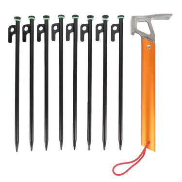 Imagem de Naroote Peças para Acampar de Tendas, Bolsa de Tenda de Anel luminoso. (Laranja preta)