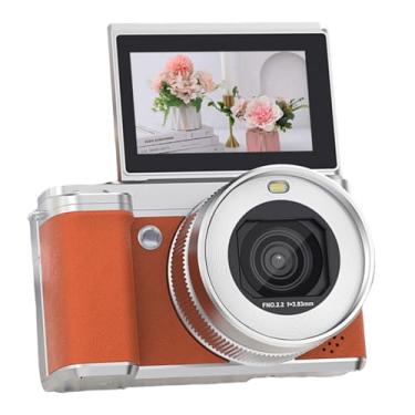 Imagem de Tangxi Câmera Digital 5K para Fotografia, Câmera de Vlogging de 80MP para YouTube, UHD AutoFocus Com Zoom Digital 18x, Tela de 3 "de 180 ° para Adolescentes e Iniciantes (Marrom)