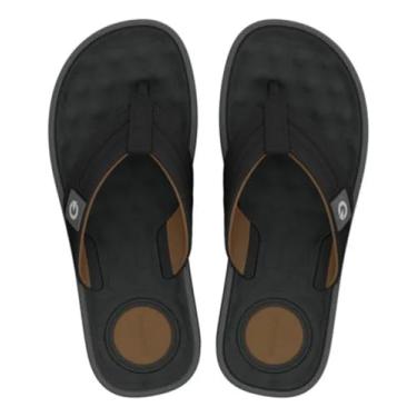 Imagem de Chinelo Cartago Alabama Masculino - Preto e Marrom - 43/44