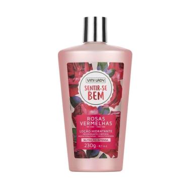 Imagem de Loção Hidratante Corporal Sentir-se Bem Rosas Vermelhas 230g Vini Lady-Unissex