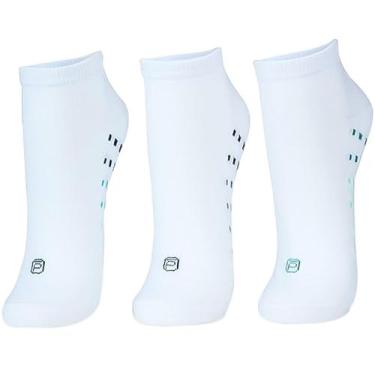 Imagem de Kit 3 Meias Unidades Sapatilhas Micro Com Almofada Unissex - Puket, 40