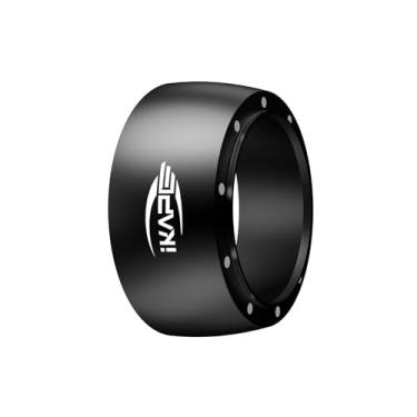 Imagem de IKAPE Funil de dosagem magnético de 58 mm preto para adulteração de 58 mm