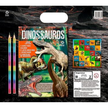 Imagem de Dinossauros Brincadeira de Colorir