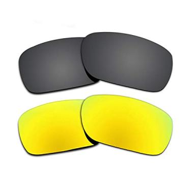 Imagem de Kygear 2 pares de lentes polarizadas de substituição para óculos de sol Oakley Holbrook OO9102