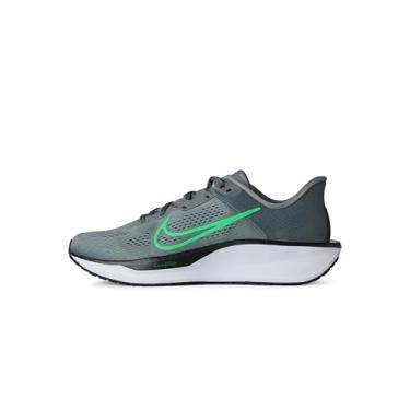 Imagem de Nike Tênis de corrida masculino Quest 6 Road, Cinza fumê, verde, choque, preto/branco, 44