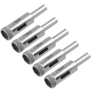 Imagem de Serra Copo Diamantada 10Mm Porcelanato Vidro Mármore 05 Un - Fertak