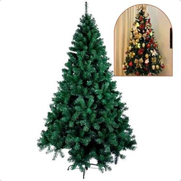 Imagem de Árvore de Natal Grande Verde 860 Galhos 2,10m Decoração Tradicional Natalina