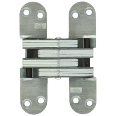 Imagem de SOSS Dobradiça Invisível Modelo 218 para material de 3,8 cm de espessura, classificação de fogo de 20 minutos, zinco, acabamento externo sem chapa, número do modelo 218UNP, 25,4 x 3,8 cm