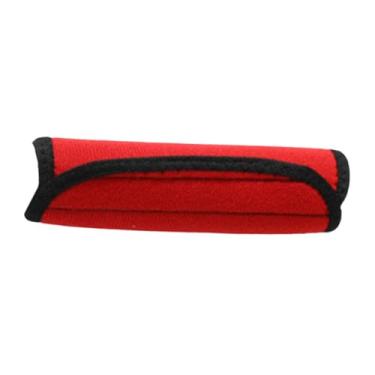 Imagem de menolana Barra de apoio para halteres, apoio para agachamento, almofada para barra de levantamento de peso, capa de horizontal removível para treino, Vermelho