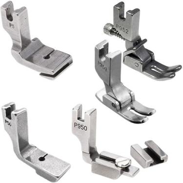 Imagem de 5 Calcador Pezinho Franzidor Franzir Costura Reta Industrial - EVOLVER