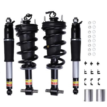 Imagem de KALANBAY 84176631 84176675 Conjunto de amortecedores dianteiros e traseiros suspensão magnética de controle de passeio para Escalade Suburban Tahoe GMC Yukon XL Sierra 1500 2015-2021, 4 peças