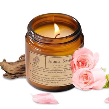Imagem de Velas perfumadas ARCASA Sandalwood Rose Organic Soy 200g