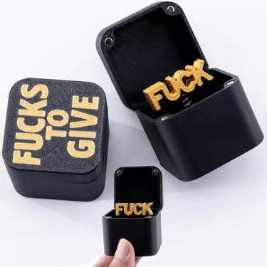 Imagem de Frasco de presente Fuck Pote, Fucks to Give, aniversário engraçado para homens, presentes de mordaça, paródia de Natal e muitos feriados, caixa de presente de pegadinha de escritório, coisas estranhas