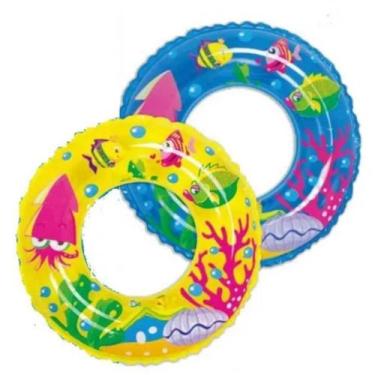 Imagem de Kit 2 Boia Inflável Redonda Fundo Do Mar Criança 60cm - Wellmix
