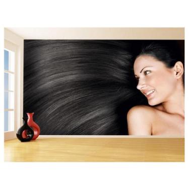 Imagem de Papel De Parede 3D Salão De Beleza Corte Cabelo 3,5M Slb03 - Você Deco