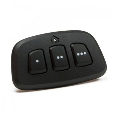 Imagem de HomeLink Sistema de controle sem fio 60-HMLKV5BLK abridor de porta de garagem para forro de carro ou viseira de sol: Preto