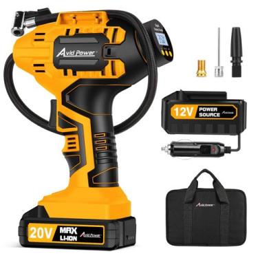 Imagem de Compressor de ar com inflador de pneus Bomba de carro sem fio Avid Pow