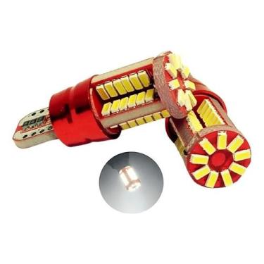 Imagem de Kit 2 Lampada T10 Cambus 57 Led Pingo Branca Canceller - Lumi