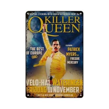 Imagem de Placa De Parede Vintage De Metal Para Banda De Música, Para Caverna Ma