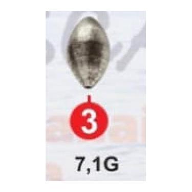 Imagem de Chumbada Chumbo para Pesca Balão / Oliva - 1 kg - MAX PESCA, 03