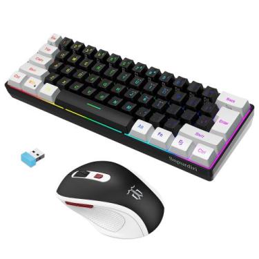 Imagem de Combinação de teclado e mouse para jogos sem fio Snpurdiri 2.4G