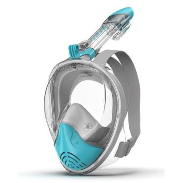 Imagem de Máscara de snorkel facial completa G2RISE, conjunto de mergulho para a