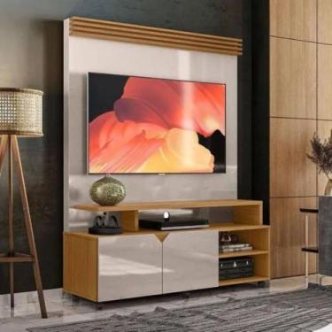 Imagem de Painel suporte Butao off white perolizado/tauari - CASA H