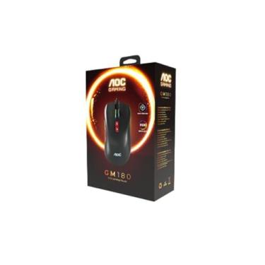 Imagem de Mouse Gamer GM170 com Fio – 7200 DPI, 7 Botões, Design Ergonômico, LED RGB – Preto