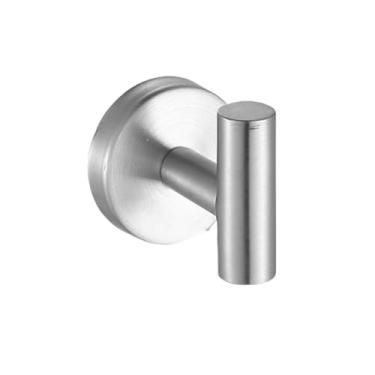 Imagem de Conjunto de acessórios para banheiro com barra de toalha prateada, suporte para toalhas em aço inoxidável 304, suporte para papel higiênico, suporte para sabonete líquido, acessórios opcionais para b