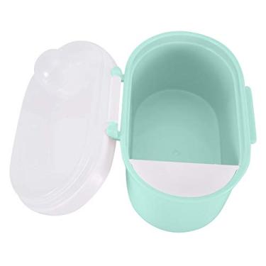 Imagem de Akozon Caixa de Armazenamento de Vedação Portátil Em pó de Leite, Microondas e Freezer Segura - Recipiente Leve de Comida para Bebês (Tamanho pequeno verde)