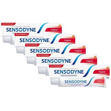Imagem de Kit 5 Creme Dental Sensodyne para Dentes Sensíveis 90g