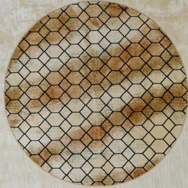 Imagem de Tapete redondo Marbella Elite Champagne Vinay 150 cm