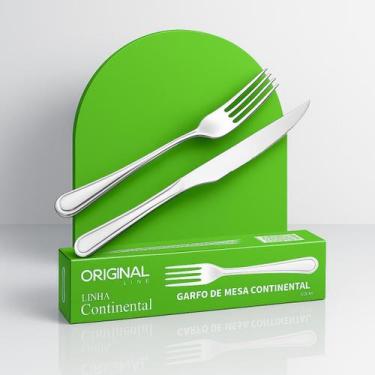 Imagem de Jogo Garfo Faca Inox 24 Peças Bar/restaurante Bufffet - ORIGINAL LINE
