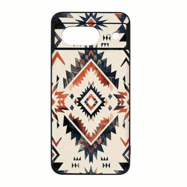 Imagem de qizjio Capa de telefone ocidental à prova de choque protetora asteca para Google Pixel 8