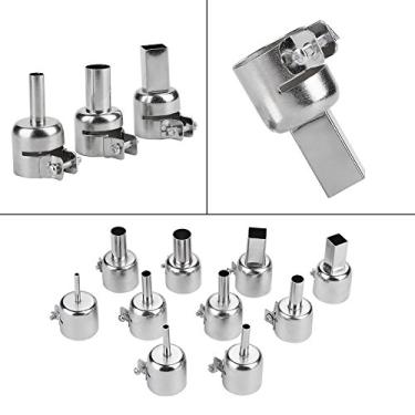 Imagem de Eujgoov Conjunto de Bicos de Ar Quente 10pcs, Bocais de 22 Mm para 850 Estação de Solda de Ar Quente, Material de Qualidade Premium Garante Serviço de Longo Prazo, Alta Dureza Oferece Melhor